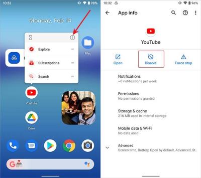 How to Temporarily Disable YouTube on Android Devices