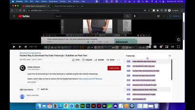 How to Download a Transcript from YouTube