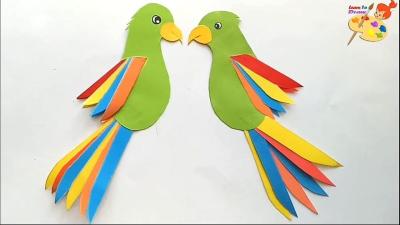 How to Create a Colorful Paper Parrot for Fun Crafting