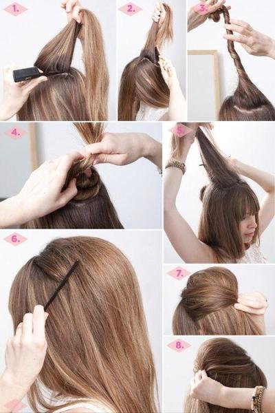 How to Create a Backcombing Hairstyle with a Simple Step-by-Step Tutorial