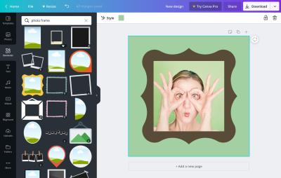 How to Frame an Image in Canva
