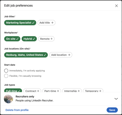 How to Remove Experience from Your LinkedIn Profile