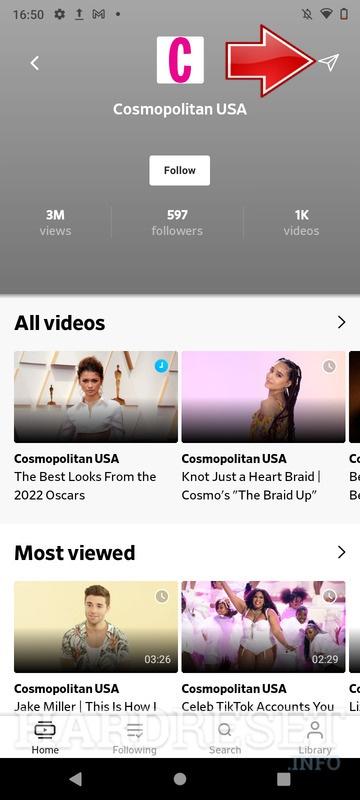 Linking a Video to Your Dailymotion Channel
