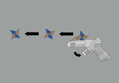 Create a Paper Gun with a Shooting Trigger