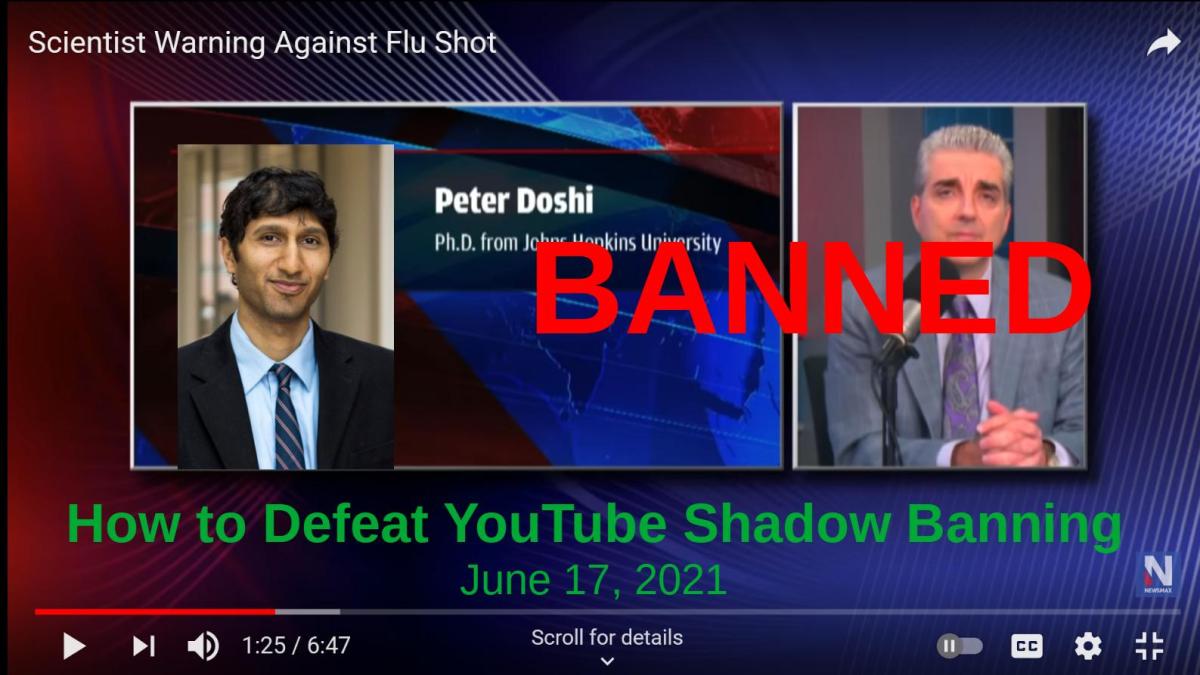 Video How to Defeat YouTube Shadow Banning  Mathematical Software