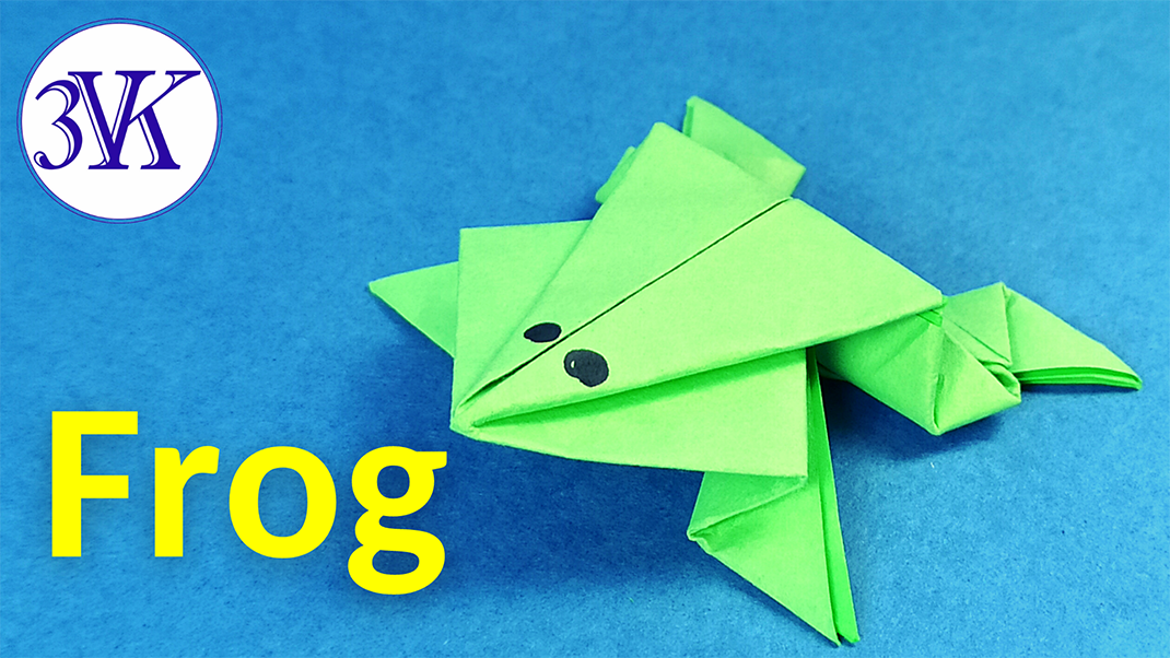 How To Make A Jumping Paper Frog  AllFreeKidsCraftscom