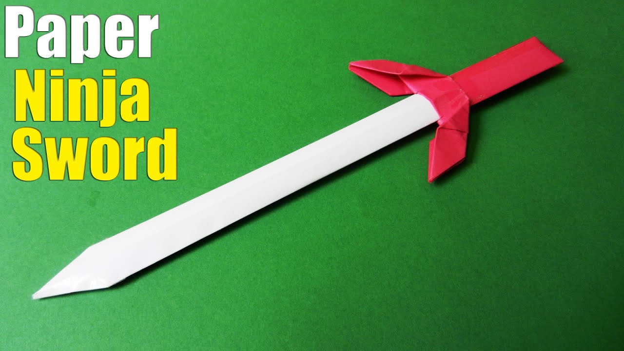 Create a Paper Sword for Fun