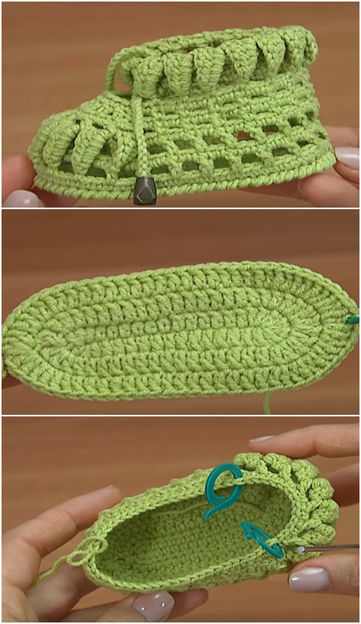 How to Make Crochet Baby Shoes Step by Step