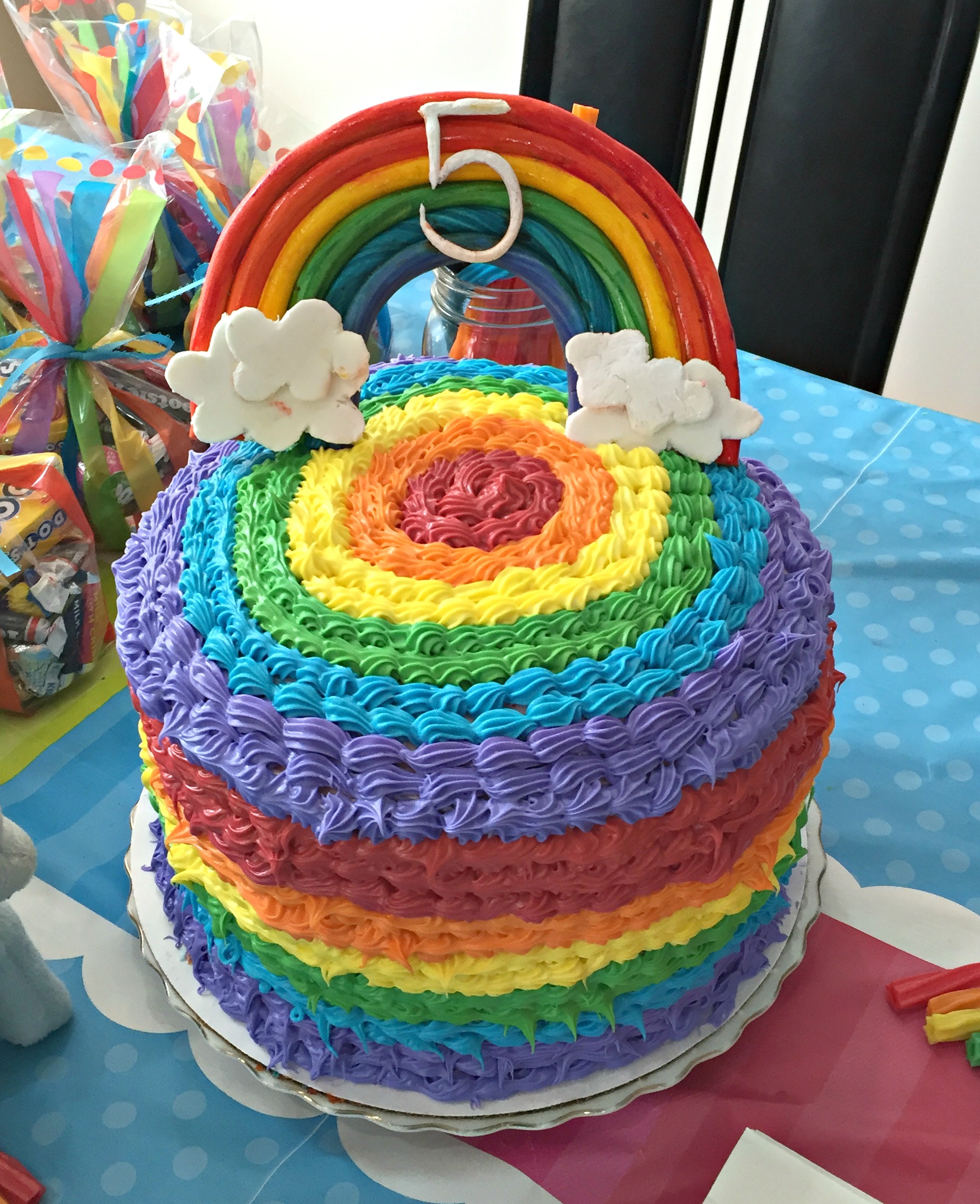 Delicious Rainbow Birthday Cake  Easy Recipes To Make at Home