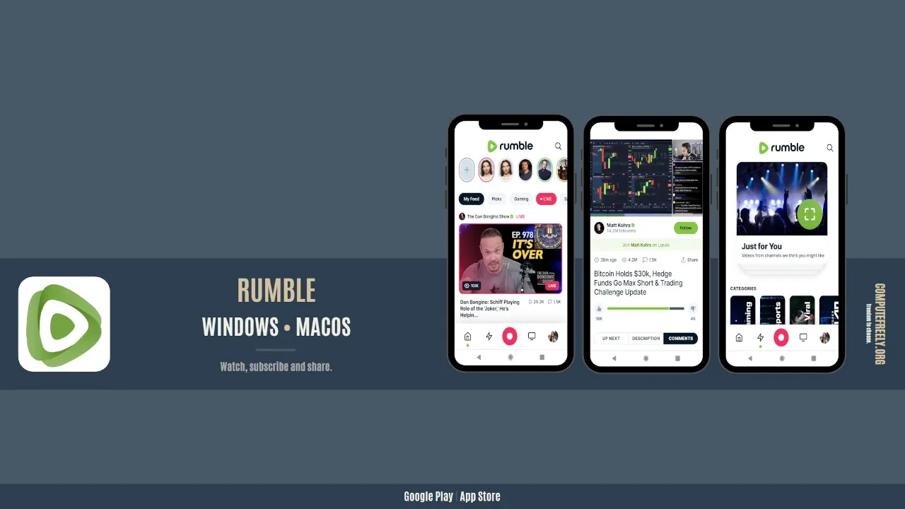 Download Rumble app for PC Windows 11 10 7  ComputeFreely