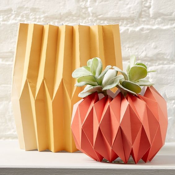 Ideas  How to Make Origami Vase Sleeves Origami Art Origami Bowl 