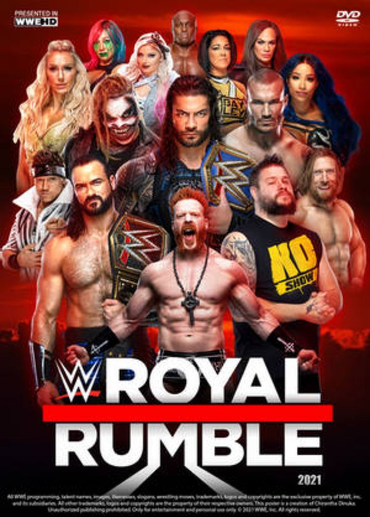 WWE Royal Rumble 2021 Poster by Chirantha on DeviantArt  Wwe royal 