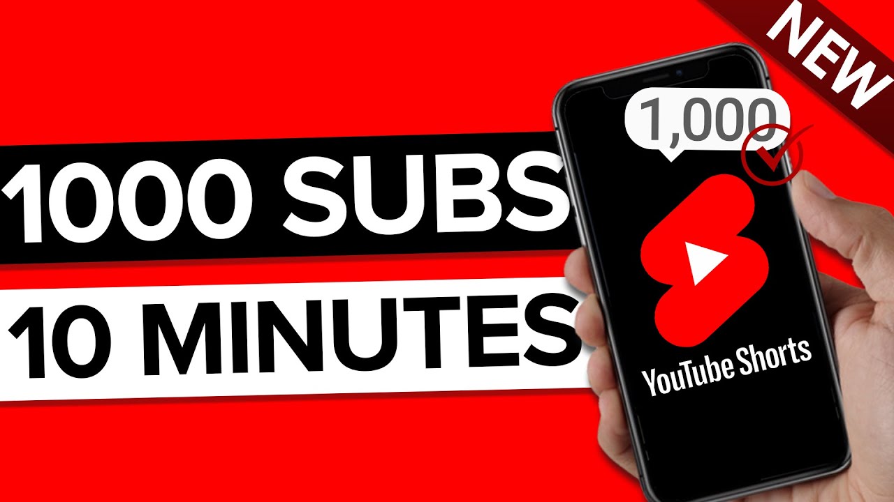 How To Get 1000 Subscribers on YouTube in 10 Minutes 2024 Update 