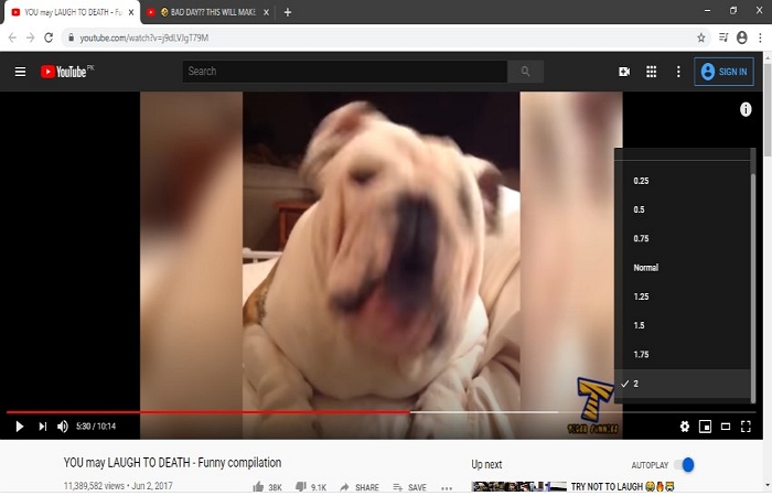 Speed up Your Youtube