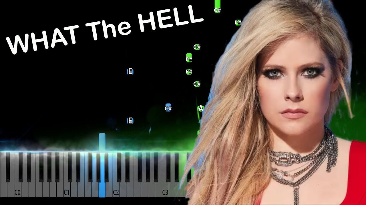 Avril Lavigne  What The Hell Piano Tutorial  YouTube