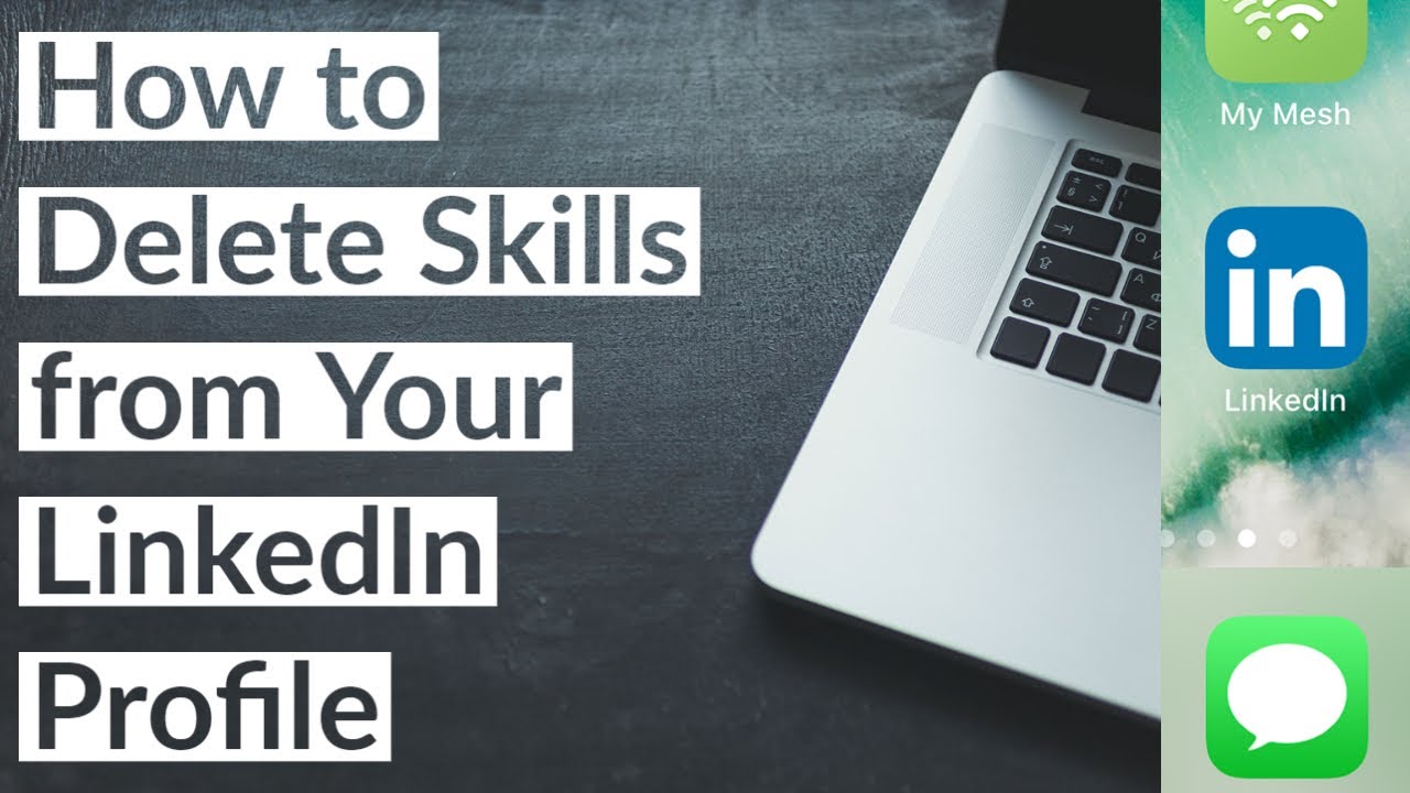 How to Delete Skills from Your LinkedIn Profile  2021 Guide Tutorial 