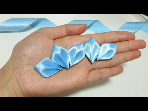 Super Easy Ribbon Flower Making Tutorial  Hand Embroidery Amazing 