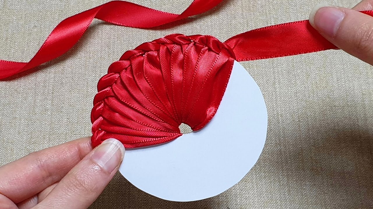 Easy DIY Ribbon Flower Tutorial