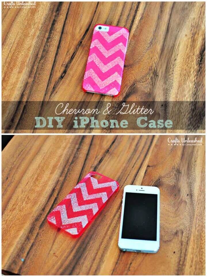 30 Top DIY Phone Cover Tutorials Easy to Make  Diy phone case Glitter 