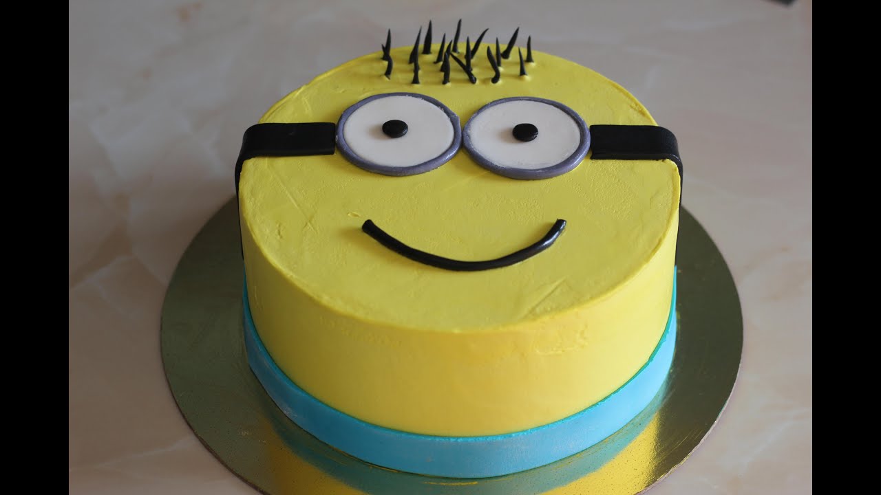 Video 194  Cake art 25  Minion cake  YouTube
