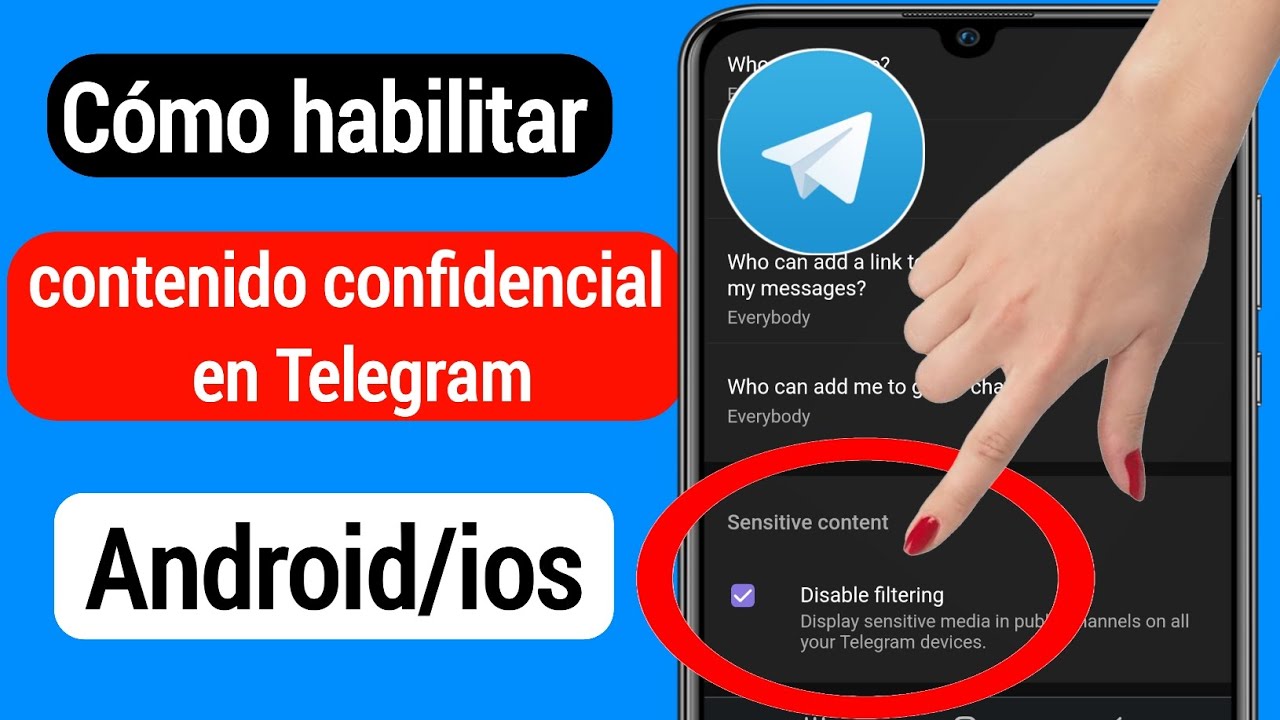 CÃ³mo Activar Contenido Sensible en Telegram Para iPhone