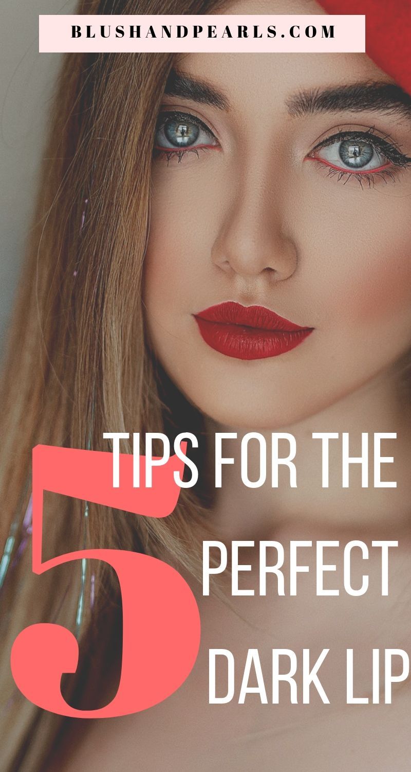 How to Apply Lipstick on Dark Lips