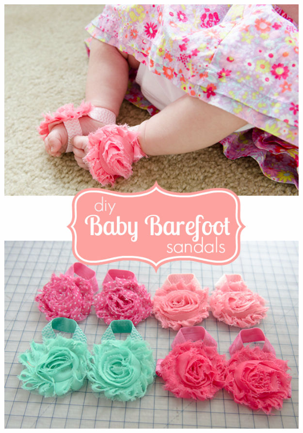 DIY Baby Barefoot Sandals Pictures Photos and Images for Facebook 