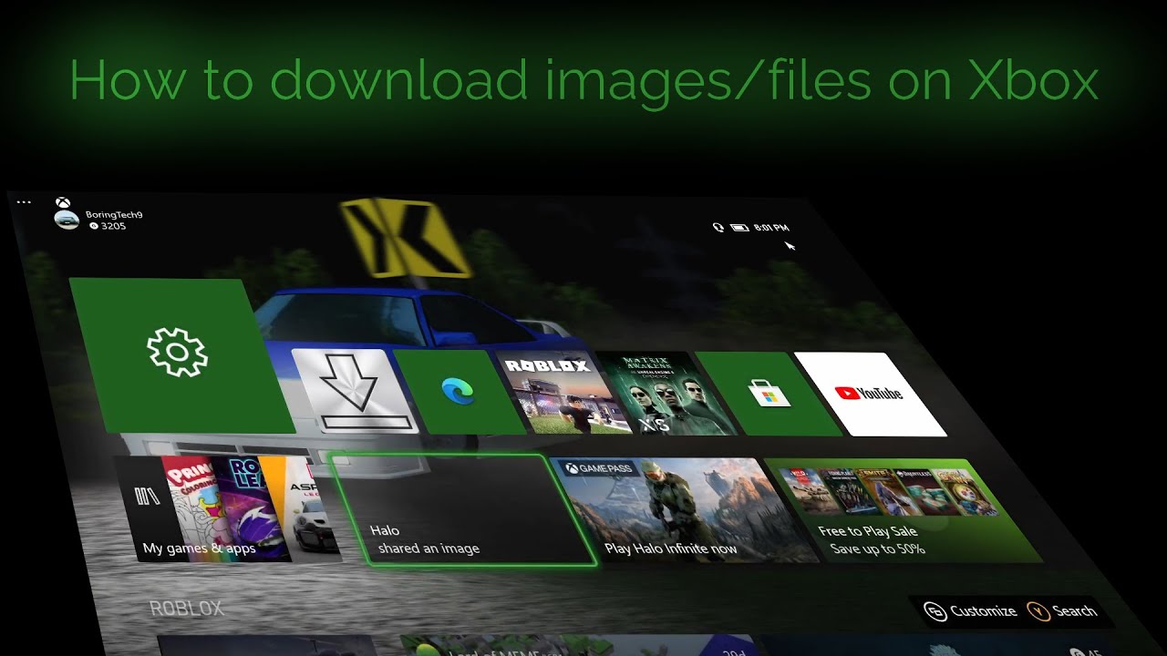 How to Download Images on Xbox One