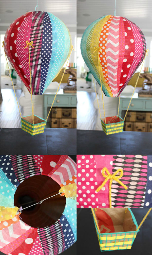 DIY Hot Air Balloons from Paper Lanterns  Mod Podge Rocks