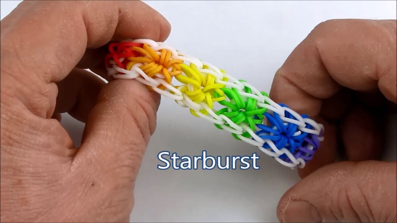 How to Create a Stunning Rainbow Loom Starburst Design