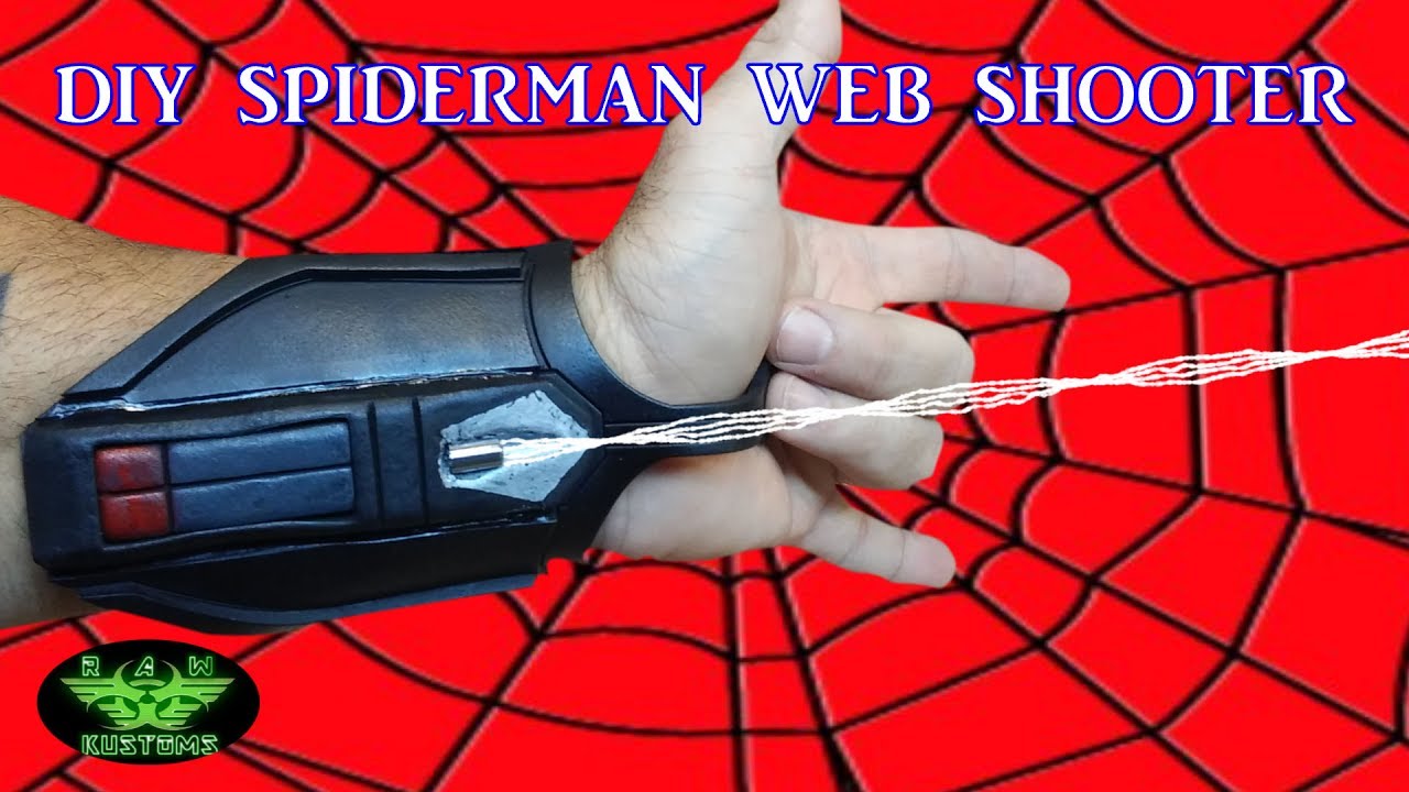 DIY SPIDERMAN WEB SHOOTER E30  YouTube