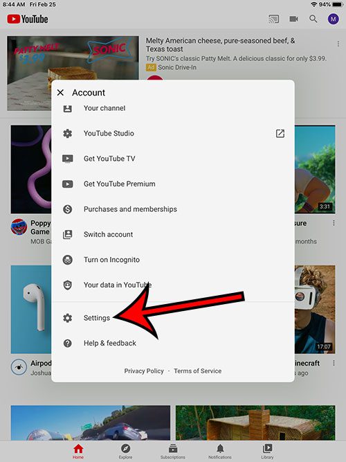 How to Clear Your YouTube History on iPad