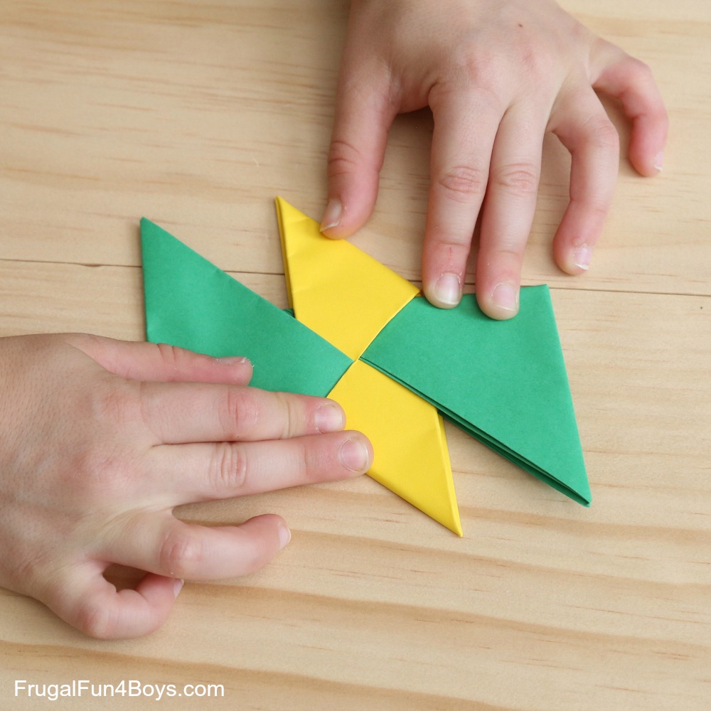 How to Fold Paper Ninja Stars  Frugal Fun For Boys and Girls