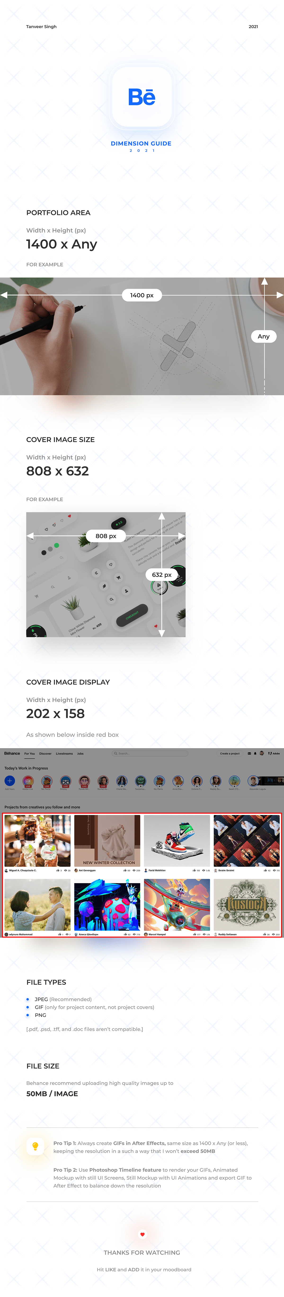 Behance Dimensions 2021  Behance