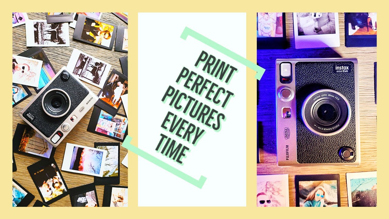 FujiFilm Instax Mini EVO How To Print Perfect Photos from the camera 