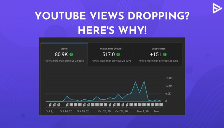 Top 3 Reasons Why Your YouTube Views Are Dropping