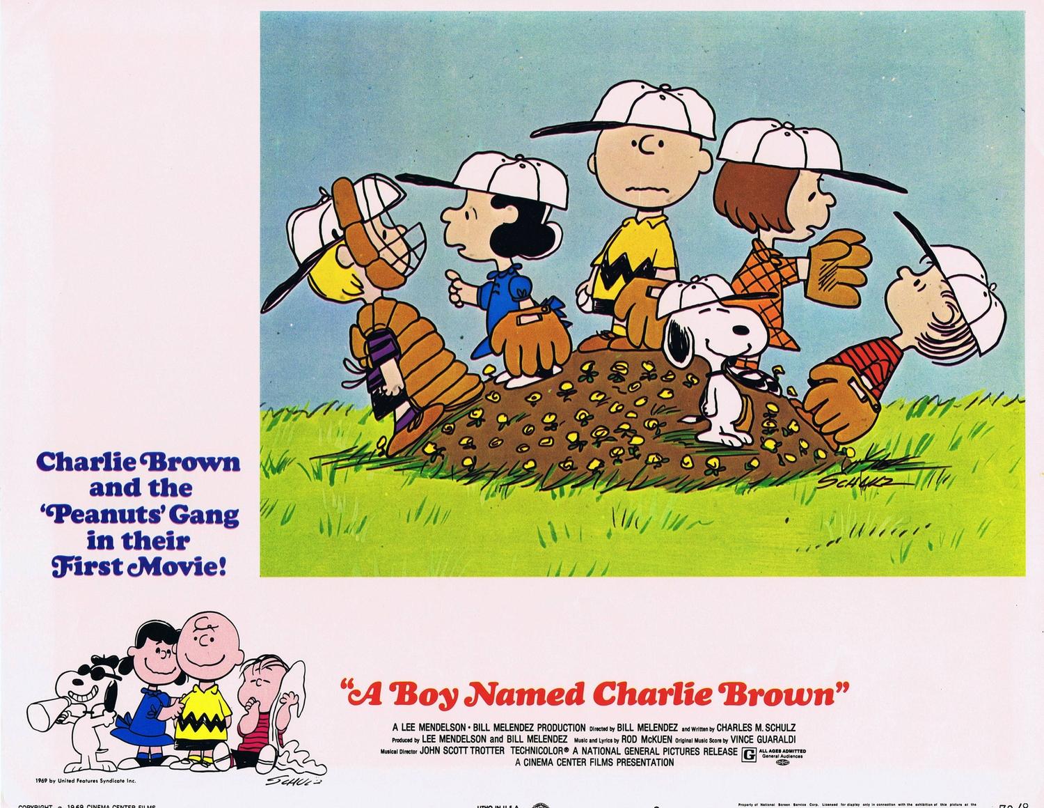 A Boy Named Charlie Brown Original and Limited Edition Art 1968 