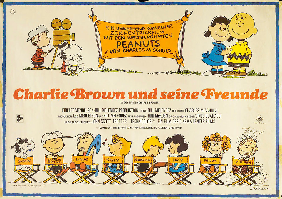 A Boy Named Charlie Brown 1970 German A0 Poster  Posteritati Movie 