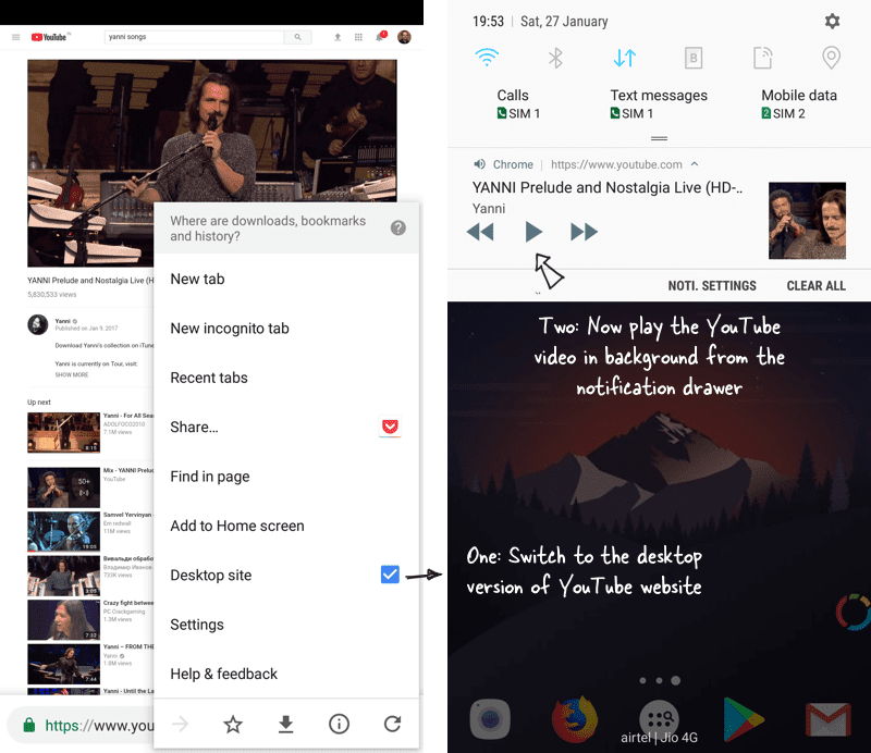 How to Listen to YouTube in Background with Screen Off on Android 