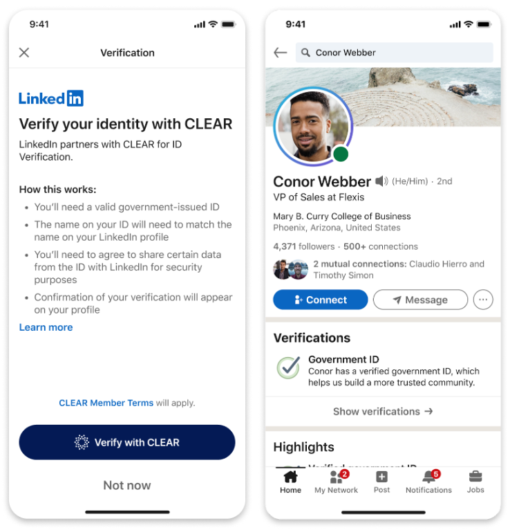 LinkedIn rolls out ways to verify your identity and employment without 