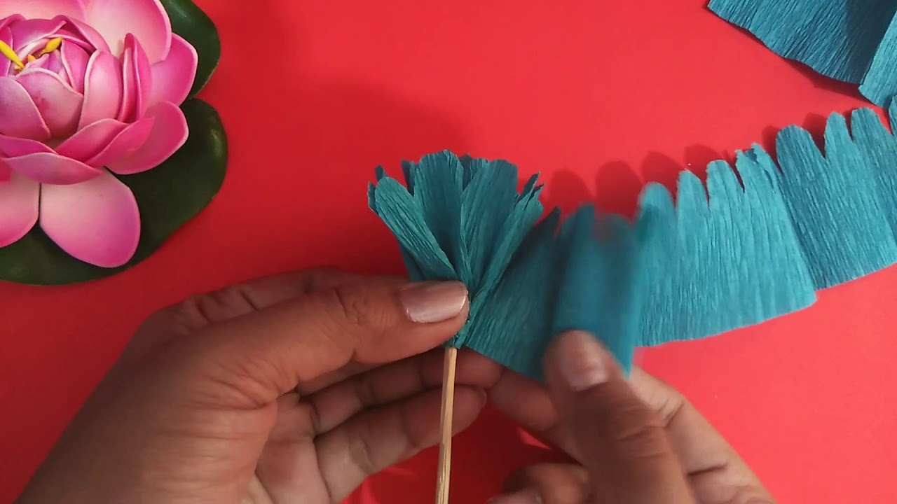 How to Make Crepe Paper Flowers Easy Crafting Ideas on Dailymotion