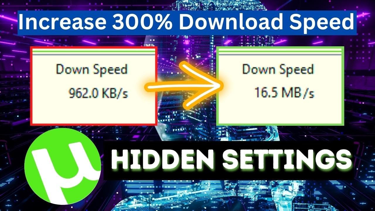 How To Speed Up uTorrent Download  Boost Download Speed 300 More 