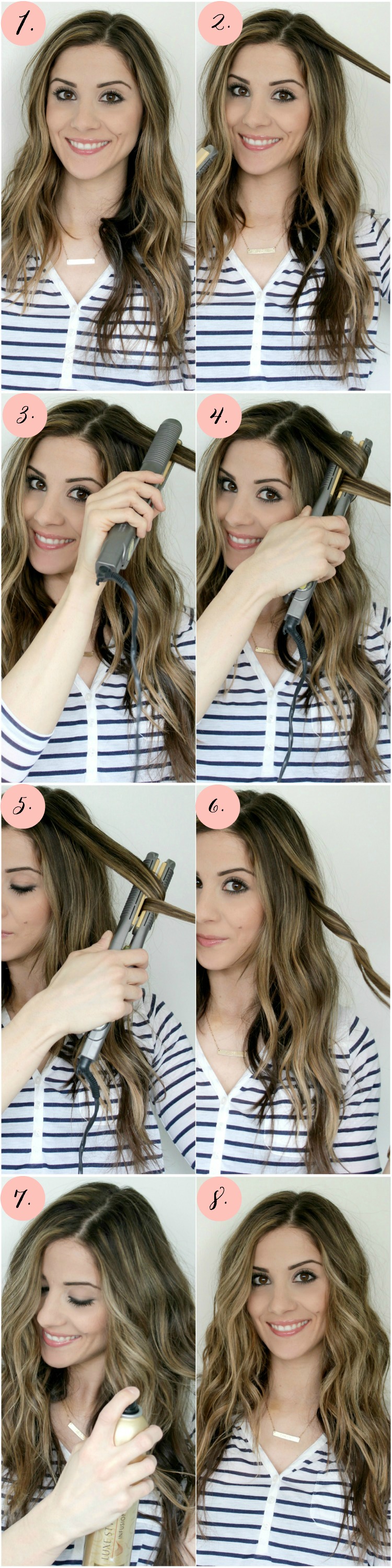 How to Create Loose Curls with a Flat Iron for Gorgeous Waves