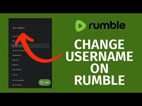 How to Change Your Username on Rumble