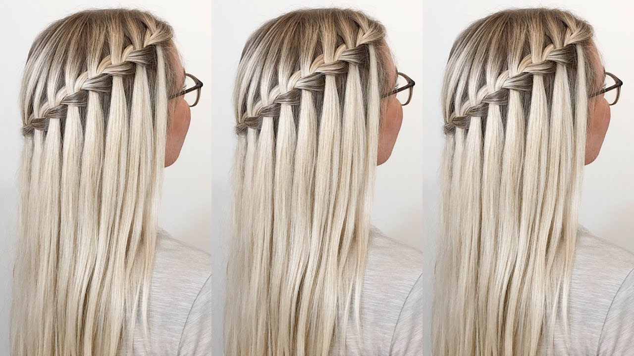 How To Waterfall Braid Your Own Hair For Beginners  Easy Step By Step 