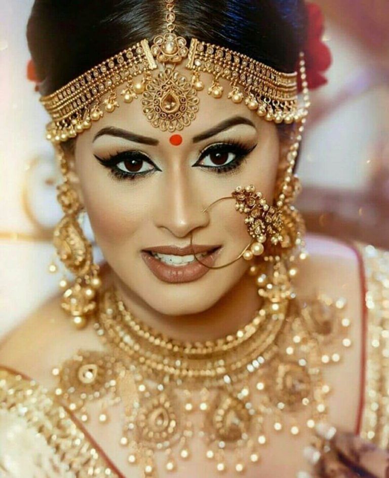 Square face Shaped Bridal Matha patti Designs Matha Patti Styles 