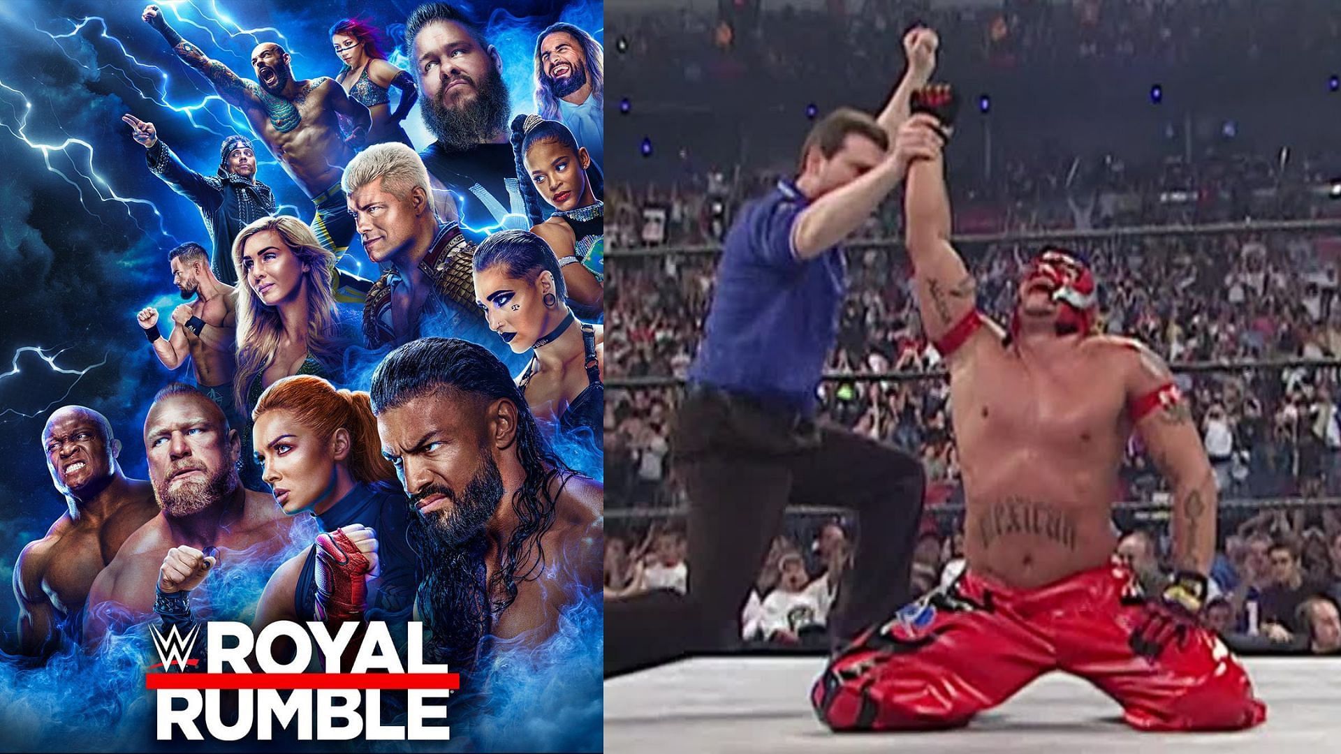 Royal Rumble 2023 records Which WWE Superstar broke Rey Mysterios 