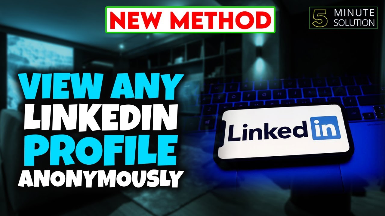 How to view any Linkedin profile anonymously 2024  YouTube