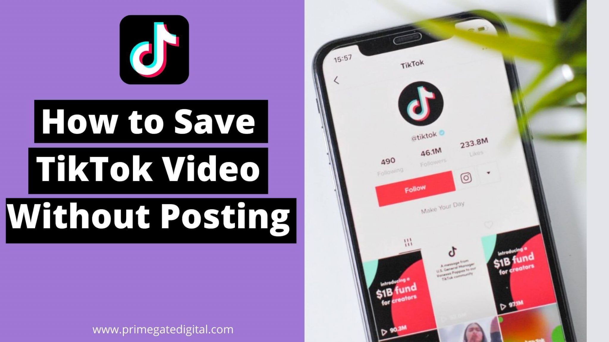 Save TikTok Video Without Posting 3 Simple Steps 2024