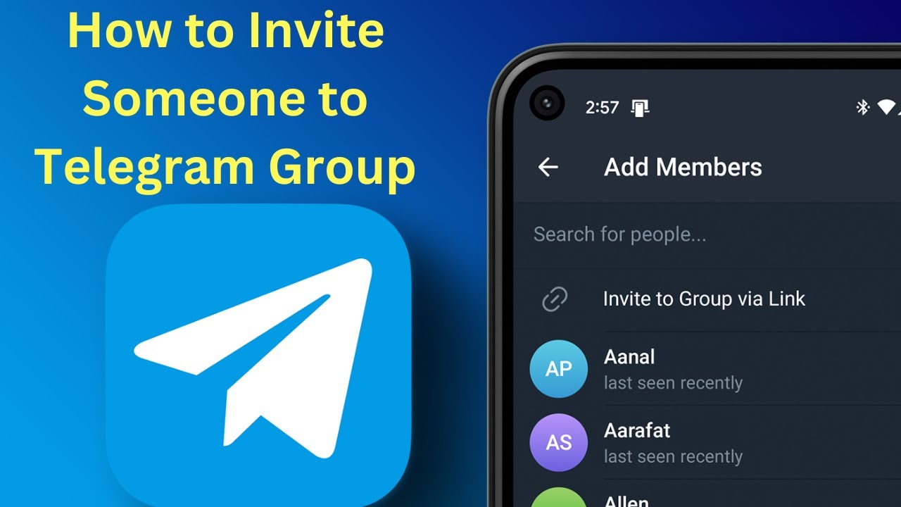 How to Invite Someone to Join Telegram Group  YouTube